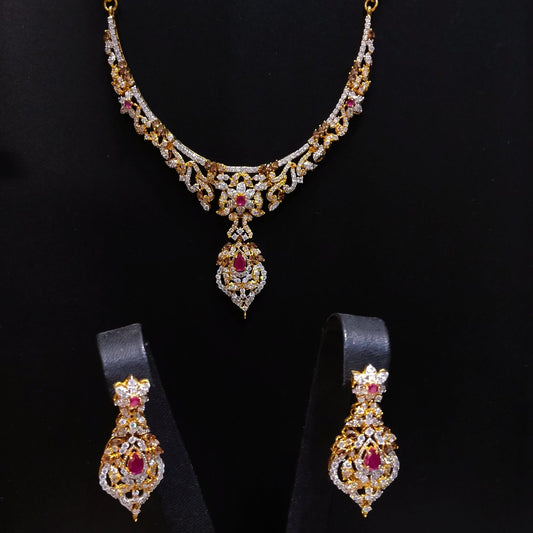 Gold plated Necklace set