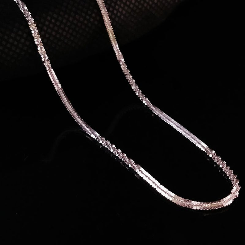 Silver Chain Premium Quality White Gold Plated