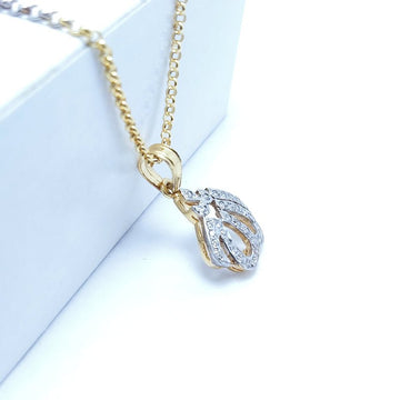 ALLAH Pendant with Chain 21k Gold Plated. (925 Silver)