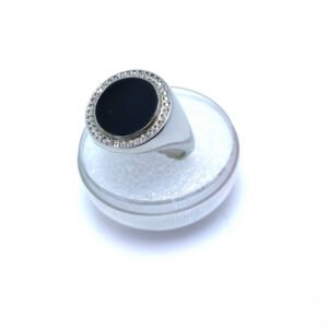 Men?s Ring with Black Onyx Silver. (925 Silver)