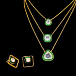 Diamond Polki Necklace Set