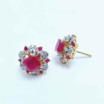 Silver Earring. (925 Silver)