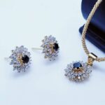 Gold Plated Pendant Set. (925 Silver)