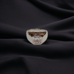 Silver Ring With White Zircon