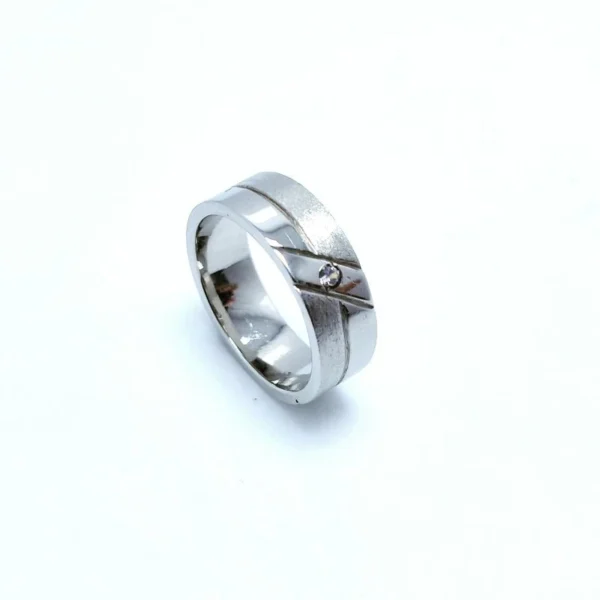 Silver Men"s Ring .(925 Silver)