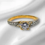 Solitaire Ring Sterling Silver
