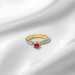 Solitaire Ring Sterling Silver