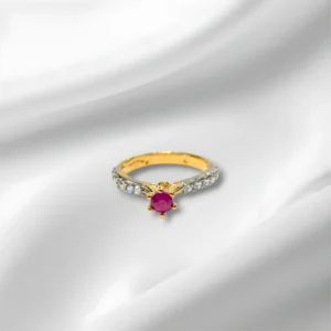 Solitaire Ring Sterling Silver