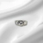 Solitaire Ring Sterling Silver