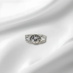 Solitaire Ring Sterling Silver