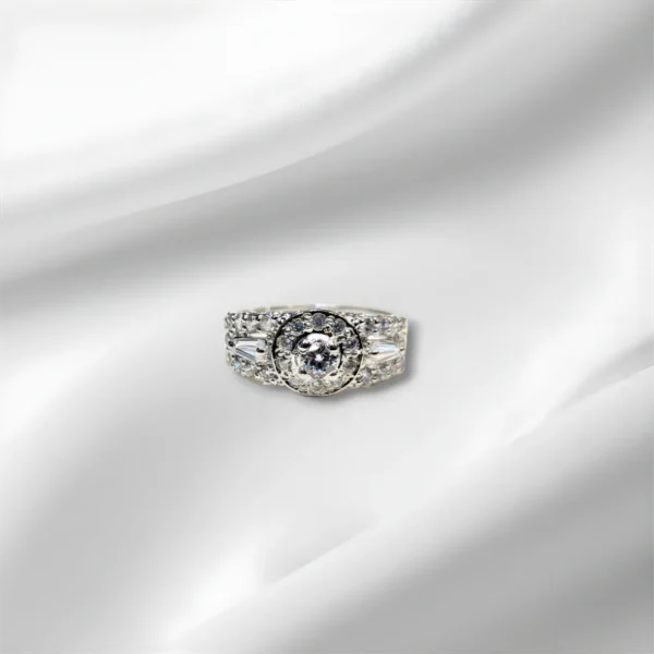Solitaire Ring Sterling Silver