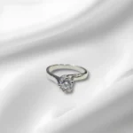 Solitaire Ring Sterling Silver
