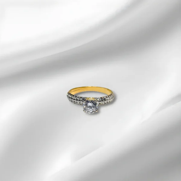 Solitaire Ring Sterling Silver
