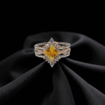 925S Ring with Yellow & White Zircons