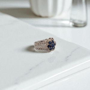 Blue Sapphire Ring - Image 2