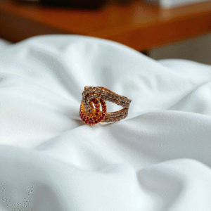 Ruby & Zircon Ring - Image 2