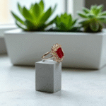 Ruby & Zircon Ring