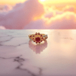 Exquisite Ruby & Zircon Ring
