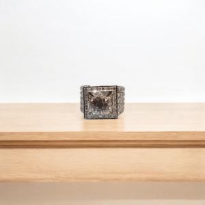 Bold Square-Cut Zircon Ring