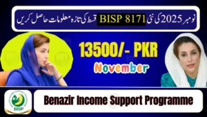 8171 Benazir Kafaalat November Installment — Latest Payment Update for Beneficiaries