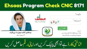 8171 Ehsaas CNIC Check Online 2025 – Easy Method via Official Portal