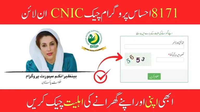 Ehsaas 8171 Web Portal