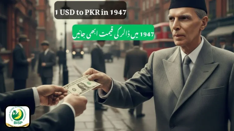 1 USD to PKR in 1947