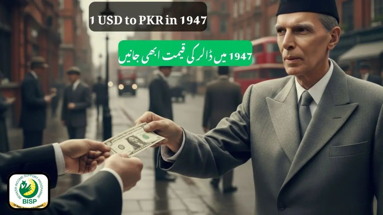 1 USD to PKR in 1947