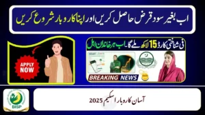 Maryam Nawaz Loan Scheme 2025 Apply Now for Rs. 10 Lakh Interest-Free Loan
