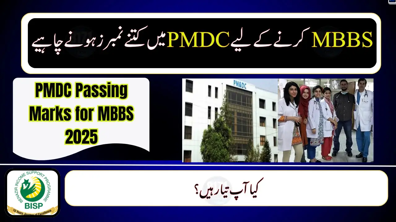 PMDC Passing Marks 2025